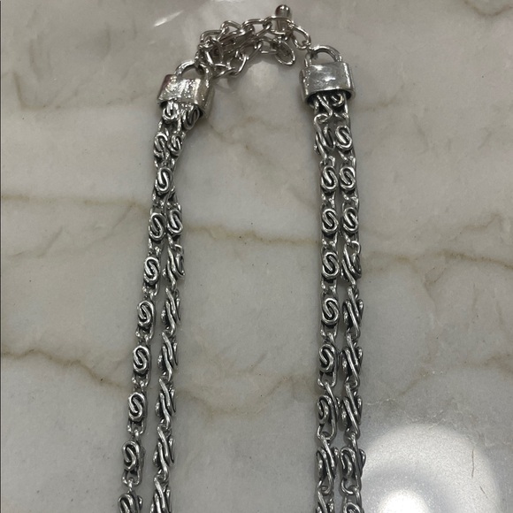 Silver and Turquoise Butterfly Necklace Set-118 - Picture 8 of 16